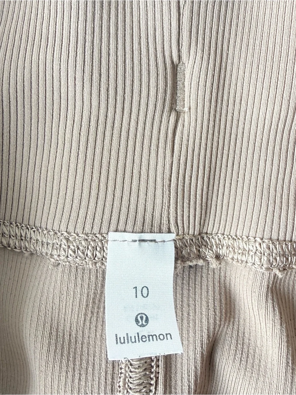 lululemon athletica Mid-Rise Dance Studio Ribbed Joggers in Taupe